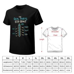 Airon les parties réelles du bateau T-shirt drôle plus t-shirts en taille