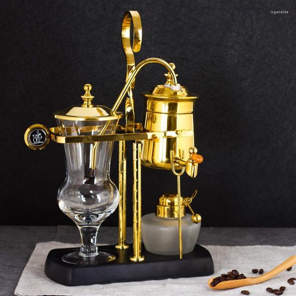 Royal Belgium Machine à café Siphonic Distillation Pot Make Suit Drip Type Manual Ciphon 4-6 Cups