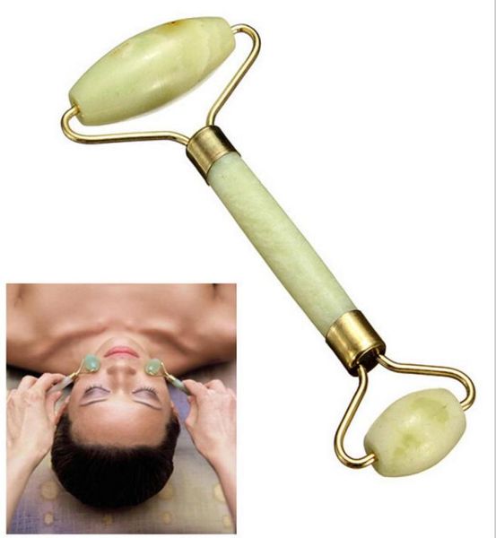 Masseur à rouleaux de jade royal en vert royal outils de massage facial de massage des yeux de la tête de la tête de la tête de la tête de la tête de la beauté de la beauté 8585320