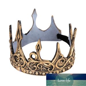 Corona medieval real Diadema Corona de espuma de PU Espuma de PU suave para hombres 3D Tocado de corona de rey medieval suave Decoración de fiesta Precio de fábrica Diseño experto Calidad Último estilo