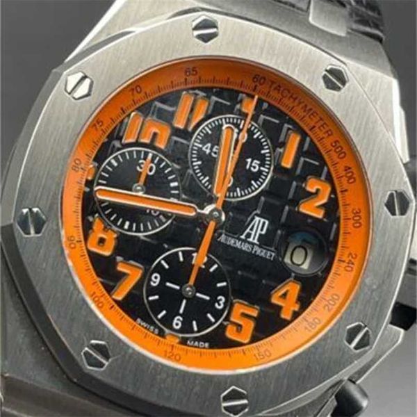 Royal Oak Offshore Audpi Montre mécanique Montre-bracelet de sport pour hommes Porcinet Time Code Volcano 26170st.oo.d101cr.01 WN-U52Z