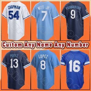 Royals Bobby Witt Jr. Baseball Vinnie Pasquantino 2023 Connect Jerseys Salvador Perez 24 Lyles Aroldis Chapman 16 Bo Jackson George Brett Nicky Lopez Josh Taylor