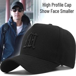 RQL Big Head Baseball Cap para hombres Gat de golf de alto perfil para femeninos Bordado de diseño de moda de sombrero de camionero femenino 240323