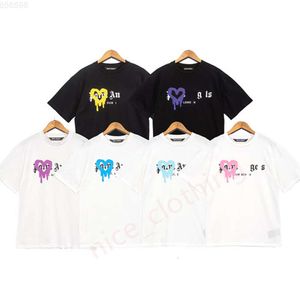 RQV3 T-shirts pour hommes T-shirts pour hommes Designer Pa Tshirt Marque de luxe T-shirts Imprimer Palms T-shirts Femmes Angles Manches courtes Casual Ras du cou Tops Vêtements Vêtements Sxl