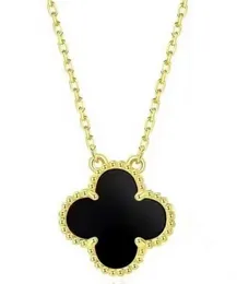 RRE SW4 designer Hanger Kettingen voor vrouwen Elegante 4/Four Leaf Clover medaillon Ketting Hoogwaardige Choker kettingen Designer Sieraden 18K Vergulde gouden meisjes Cadeau