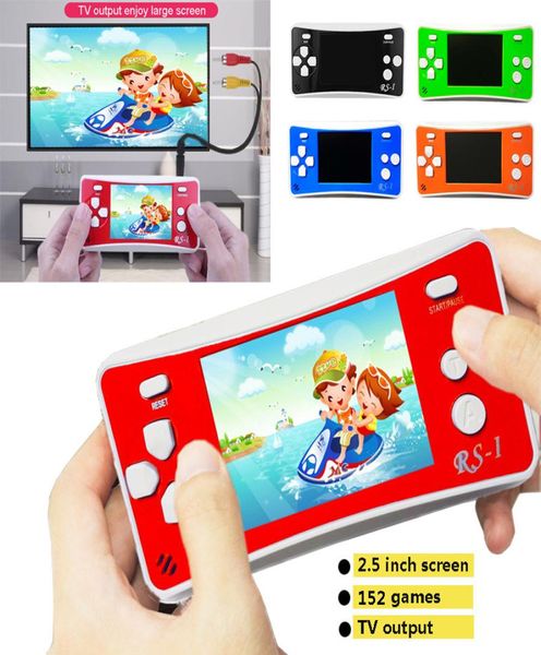 RS1 Handheld Game Console Classic FC Retro Games Player 8bit Portable Kids Electronic Games Entertainment Toys Handheld Game Mac7712836