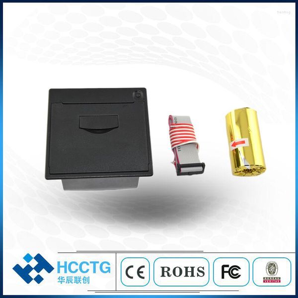 Interface RS232/parallèle Imprimante de reçus de taxi thermique à montage sur panneau de 58 mm HCC-D8