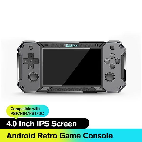 RS3128 Console de jeu Android rétro Console de jeu Portable lecteurs de jeu portables pour PSP pour PS1 4.0 pouces IPS écran 2500mAH