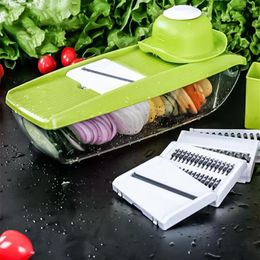 Cortador de verduras RT-1022, rebanador de mandolina, cortador de patatas, rallador de zanahoria, herramientas de frutas y verduras en juliana, accesorios de cocina 278d