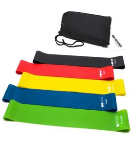 Rubber 30 cm weerstandsbanden set elastische mini-weerstandsband sport workout yoga pilates oefening fitnessapparatuur voor thuis gym5077255