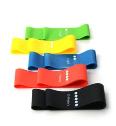 Boucles d'entraînement du groupe de caoutchouc Latex Yoga Gym Force Training Athletic Bands258719891