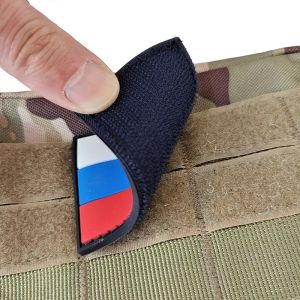 Rubbervlag Patch Rusland Venezuela Duitsland Japan Tactical Hook Loop Badge Applique Militaire gevechtspleisters voor rugzakkleding