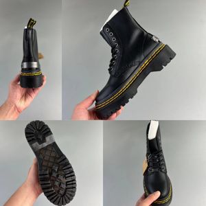 Rubberen platform herenlaarzen Designer Landschoenen Enkel Denim Klassiek Dames Zwart Wandelen Werk Motorlaarzen Bootie