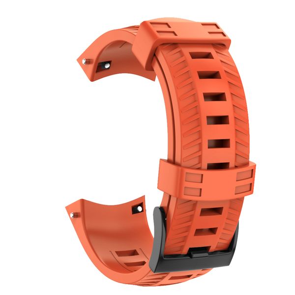 Slicon en caoutchouc Silicone 24 mm pour Suunto 9 Smart Watch Wristban pour Suunto 9 Baro Bracelet Bracelet Spartan Sport Watch Band