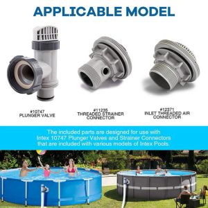 Rubberen wasmachine voor de Diver klep zwembad Pakking Accessoires voor Intex 10255/10745/10262 voor O -ringpoolapparatuur Onderdelen
