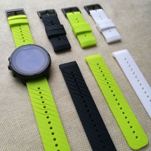 Bracelet de montre en caoutchouc pour Suunto 9 suunto Spartan Baro montre bracelet en Silicone 24mm