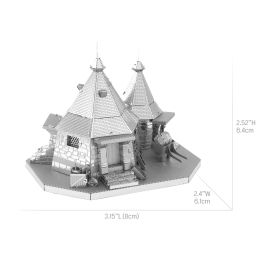 Rubeus Hagrid Hut 3d Metal Model Model Model