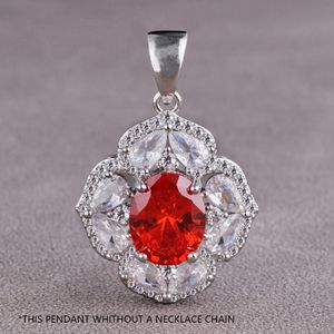 Collier de diamant rubis pendentif en diamant avec chaîne colliers de premier rang pendentif pour hommes bijoux cool bijoux de créateur pour femme bijoux précieux