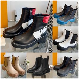 Bota de tobillo Ruby diseñador mujer Beaubourg estilos de invierno botas de gamuza de lujo cómodos botines de suela gruesa