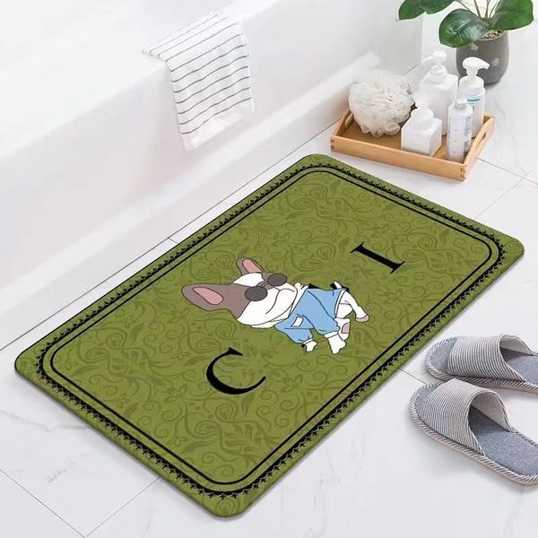 tapis Boue de diatomées Tapis design chambre salle de bain Tapis antidérapant, à séchage rapide et absorbant Laissez-nous un message pour plus de détails et de photos