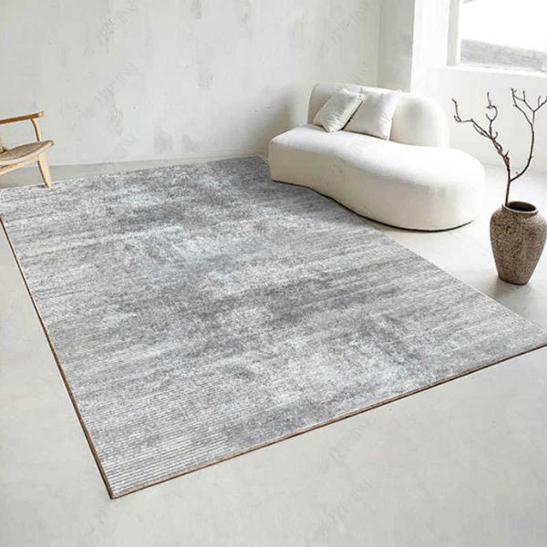 Tapis léger luxe de style moderne concepteur tapis de chambre à coucher de chambre à coucher table de sol de table de sol