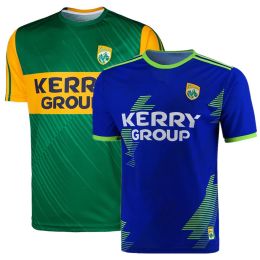 Rugby 2021 Kerry GAA 2 Stripe Home Away Jersey Best Kwaliteit Ierland Jerseys Shirt