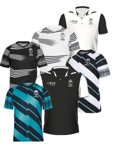 Rugby 2022/2023 Fiji 7's Home/Away Rugby Jersey Rugby Sport Shirt S5XL