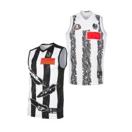 Rugby 2022 Collingwood Magpies hombre Anzac Guernsey Rugby Jersey S2XL
