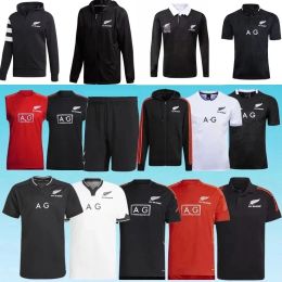 Rugby 2022 New Zealand All Blacks Home and Away Rugby Tshirt à manches courtes T-T-Tees Sweat à capuche Nrl tous les maillots noirs