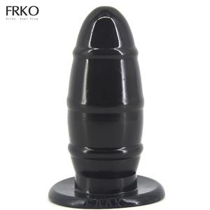 Rugby Anale Plug Ronde Kop Insert 16.3cm Grote Dildo Comfortabele Masturbatie Staaf Volwassen Massage Fetish Speeltjes Voor vrouwen G-Spot 240105