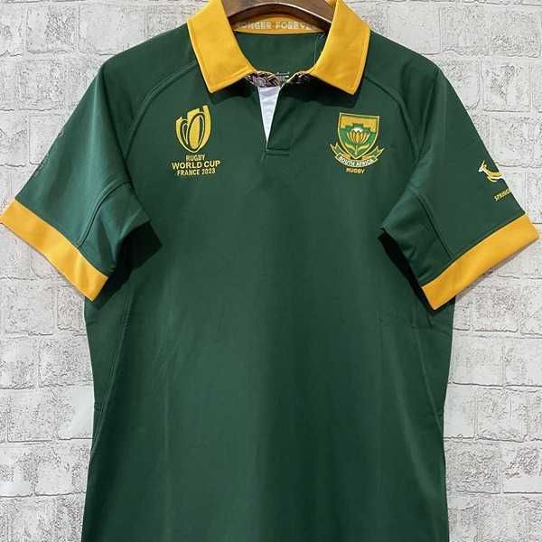 Rugby Jersey 2023 Coupe du monde South Afrique Home and Away Rugby Jersey Mens Sports Shirt