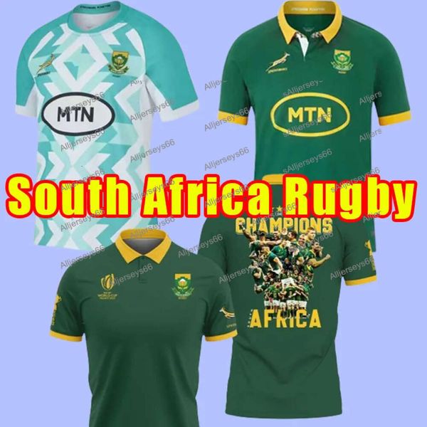 Camisetas de rugby 100 aniversario 23 24 Camiseta de África CAMPEÓN africano VERSIÓN CONJUNTA Camisetas del equipo nacional Sur 2023 2024 Copa del Mundo Sevens