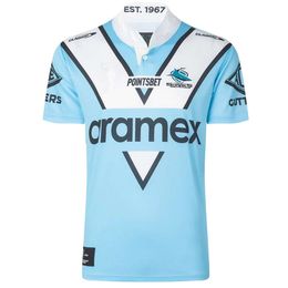 Rugby Jerseys 2023 Shark English Football Suit S-3xl Top à manches courtes