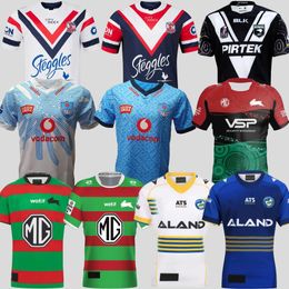 Rugby Jerseys 2024 South Sydney Rabbitohs Rugby Jerseys 24 NZ Kiwis Raider Parramatta Eels Sydney Roosters Home Away Taille S-5xl Shirt