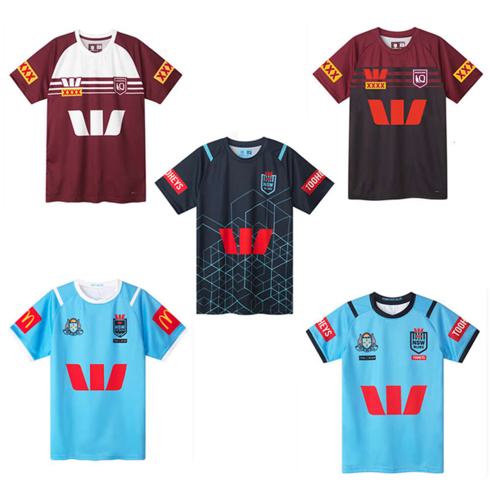 Rugby -Trikots 2024nrl Maru Home und Away Lanholton Kurzarm Hemd Olive Trikot Training Uniform Rugby Trikot