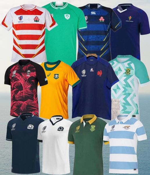 Rugby Jerseys Australia Français Rugby Worlds Cup Jerseys South Englands African Irlande Samoas Rugby Scotland Fidji 24 Mondes Rugby Jersey Home Away Rugby Shirts