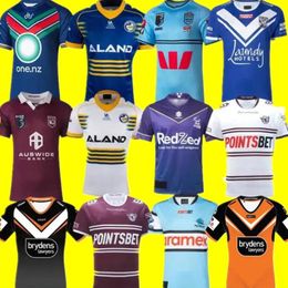 Rugby jerseys bulldogss rugby truien Cronulla Sutherland Sharks Eels Wests Tigers Sea Eagles NSW Blues Qld Marrons Melbourne Storm Home