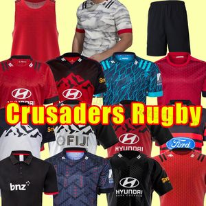 Rugby jerseys Crusaders Home Away Training Grootte S-5xl shirt Vest retro broek kort rood blauw 19 20 21 22 23 2021 2022 2023