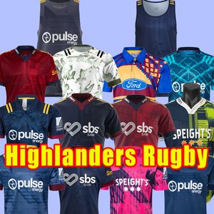 RUGBY Jerseys Highlanders zwart thuis weg maat S-5XL retro broek kort trainingsshirt VEST Tshirt 19 20 21 22 23 2021 2022 2023