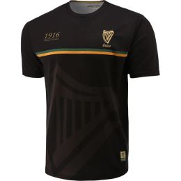 Rugby Nouveau 1916 Commémoration Jersey Black Tyrone 2021/22 Irlande Louth Wicklow Galway Monaghan Home Rugby Jersey Taille S5xl