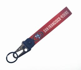 rugby korte lanyard ontwerper heren polsband sleutelhanger lanyard tags sleutelriem auto motorfiets sleutelhanger accessoires