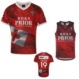 Rugby Tonga Rugby Jersey 2022 2023 Home Rugby Shirt Tonga Singlet Jerseys Nom et numéro personnalisés