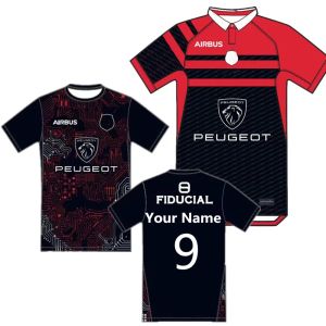 Rugby toulouse 2023 rugby jersey thuis weg t -shirt nieuw toulouse rugby shirt big size 4xl 5xl