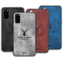 Robuuste Doek Herten Telefoon Gevallen Voor Samsung Galaxy S10 S20 FE S21 Ultra S22 Note 20 A51 A71 Cover herten Shell2531813