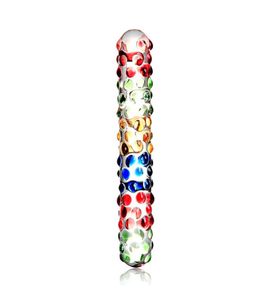 Crystal Rugged Artificial Pinis Glass Sex Toys anal Dildo Butt Pyrex Glass Fake Dick Masturbation Female Adult Female pour Men5637009