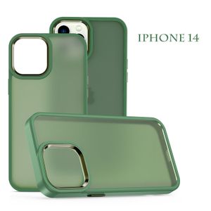 Robuuste Matte Mobiele Telefoon Gevallen Voor iPhone 11 12 13 14 15 Pro Max Schokbestendige Bumper Covers