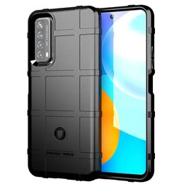 Coque de protection robuste en Silicone, étui antichoc pour Huawei P Smart 2021 6.67 pouces, Coque arrière en TPU souple Fundas pour Huawei Y7A