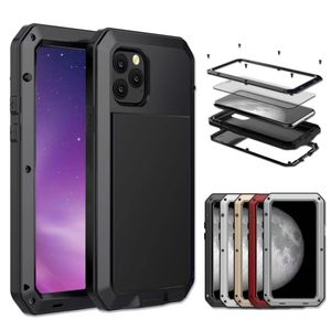 Tank robuste Matal Tanktik Proof de l'épreuve de l'eau pour iPhone 15 14 Pro Max S23 S24 Étui de téléphone de concepteur Ultra Case pour iPhone15 Pro 14 13 12 11 Cas de téléphone iPhone Cas