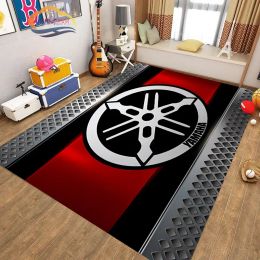 Rugs Fashion Motorcycle Carpet and Rugs YYAMAHA Printing Living Room Bedroom Large Area Decorate Floor Mat Nonslip Sofa Gift