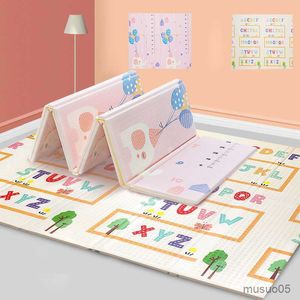 Tapis Tapis de jeu pliable en mousse pour bébé, imperméable, Puzzle, jeu pour enfants, tapis rampant, Double face, pour chambre d'enfant, tapis de développement